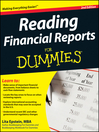Reading Financial Reports For Dummies (eBook)